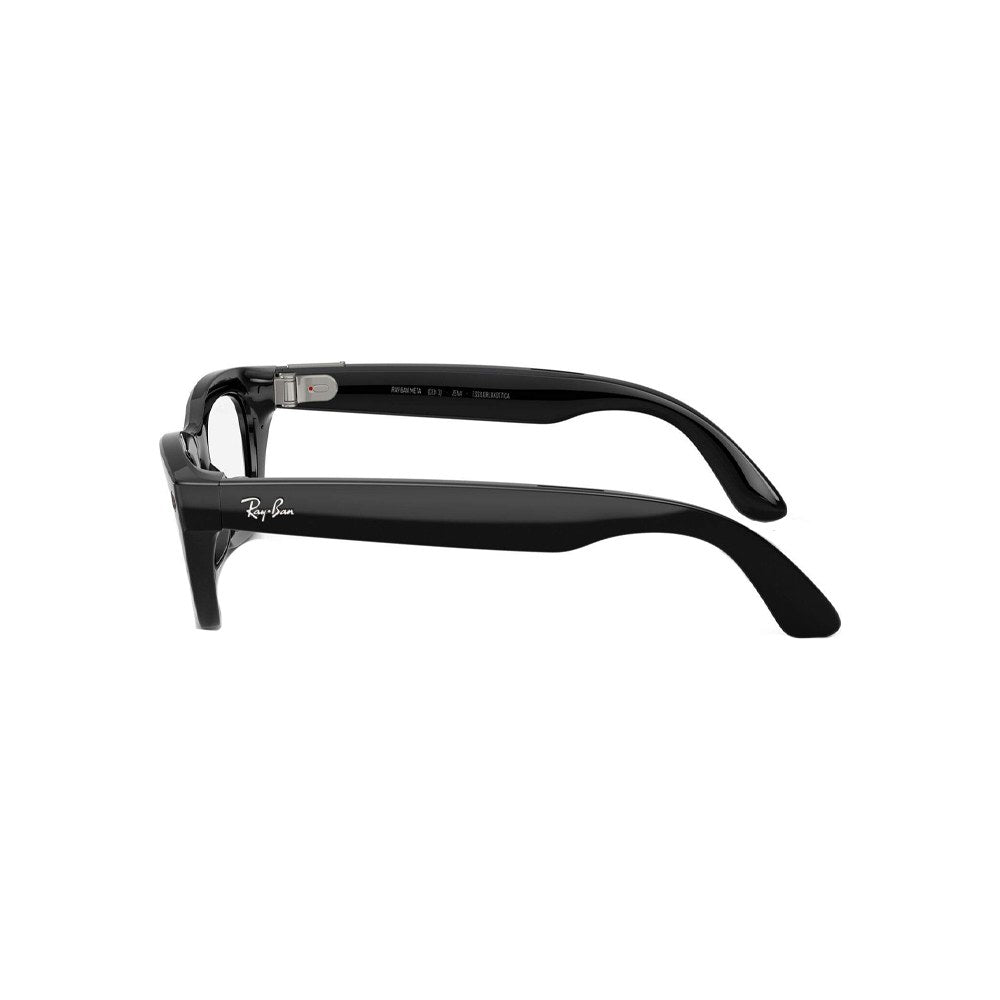 Ray-Ban Meta Zena (Gen 3) – Shiny Black / Clear (blue-light filter)