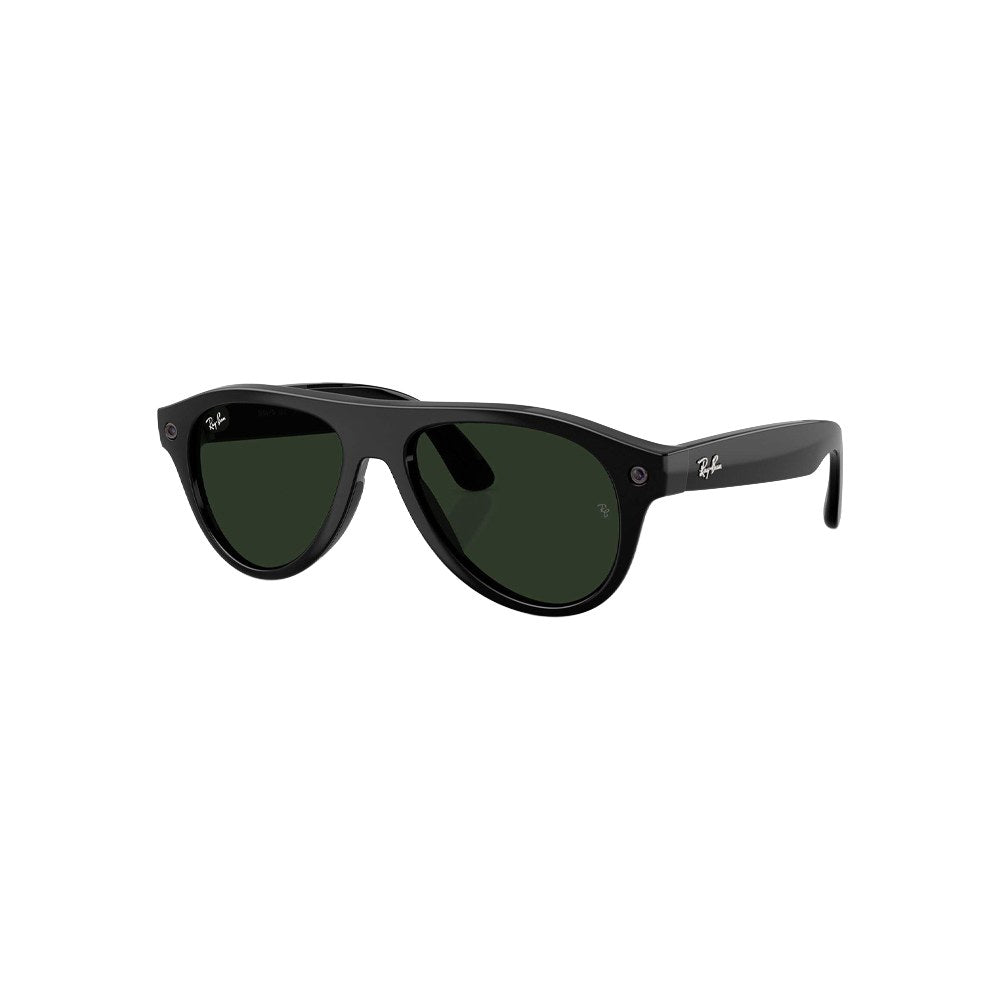 Ray-Ban Meta Aviator (Gen 3) – Shiny Black / Transitions Graphite Green