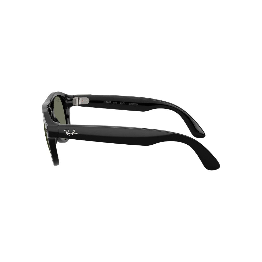 Ray-Ban Meta Aviator (Gen 3) – Shiny Black / G-15 Green Polarized