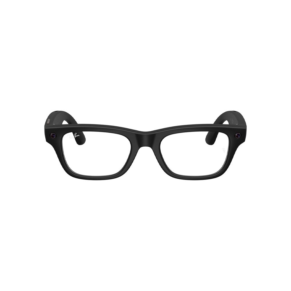 Ray-Ban Meta Blayzer Optics (Gen 2) – Matte Black / Clear demo (prescription-ready) / Standard (50-19)