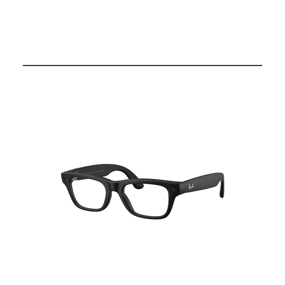 Ray-Ban Meta Blayzer Optics (Gen 2) – Matte Black / Clear demo (prescription-ready) / Large (54-19)