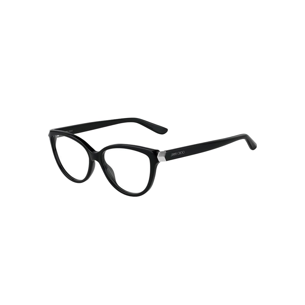 Jimmy Choo JC226 glasses in black, 45° view