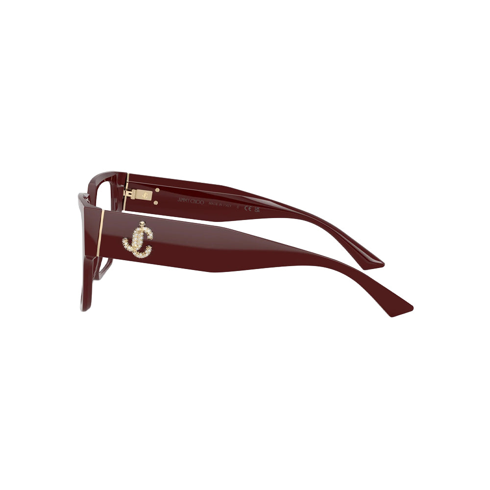 Jimmy Choo JC3032B glasses in red, side view