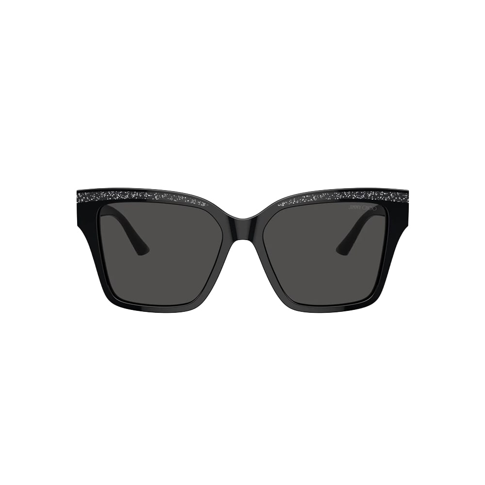 Jimmy Choo JC5003 sunglasses in black, front view