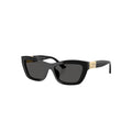 Jimmy Choo JC5030U sunglasses in black, 45° view