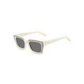Jimmy Choo MEGS/S SZJ2K sunglasses in white, 45° view