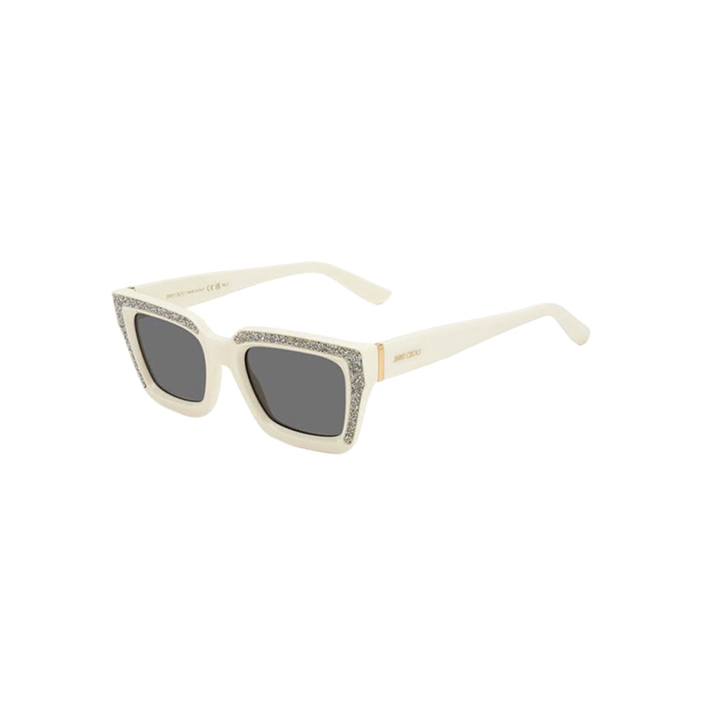 Jimmy Choo MEGS/S SZJ2K sunglasses in white, 45° view