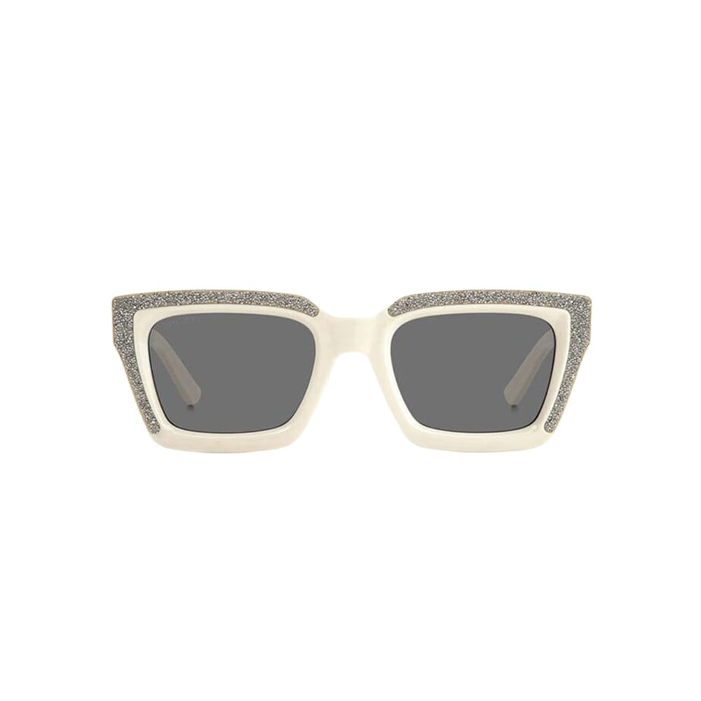 Jimmy Choo MEGS/S SZJ2K sunglasses in white, front view