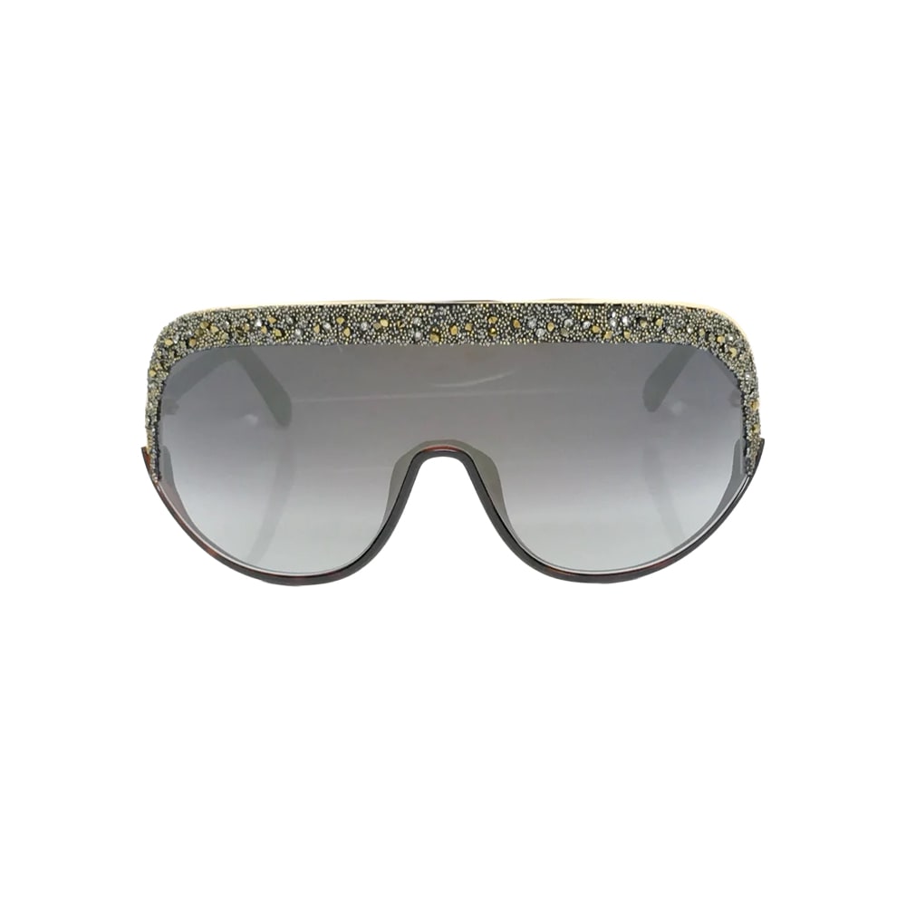 Jimmy Choo SIRYN/S J5GFQ sunglasses in havana, front view