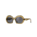 Loewe LW40077F sunglasses in green, 45° view