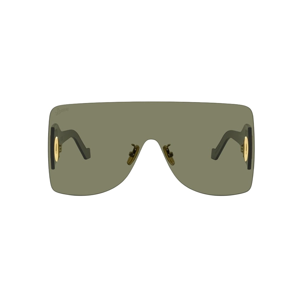 Loewe LW40093U sunglasses in green, front view