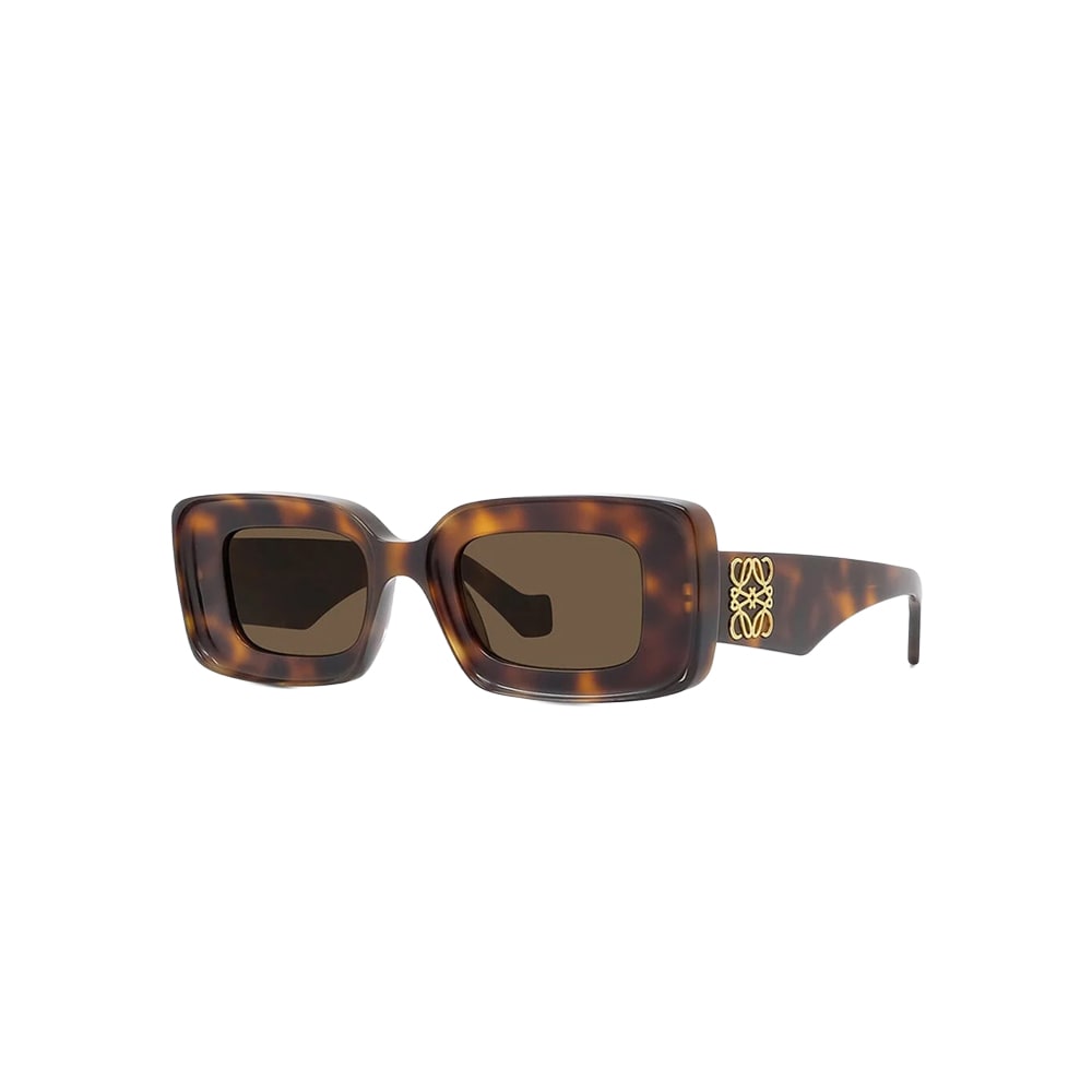 Loewe LW40101I sunglasses in havana, 45° view