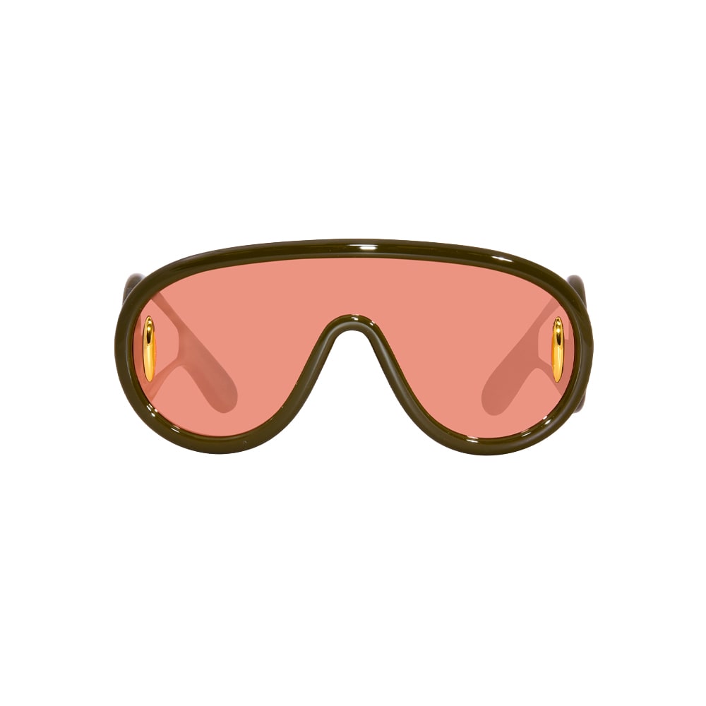 Loewe LW40108I sunglasses in green, front view