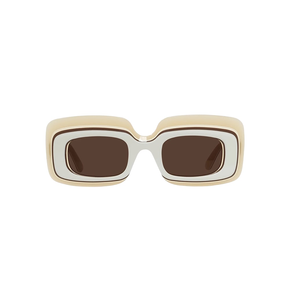 Loewe LW40139U sunglasses in white, front view