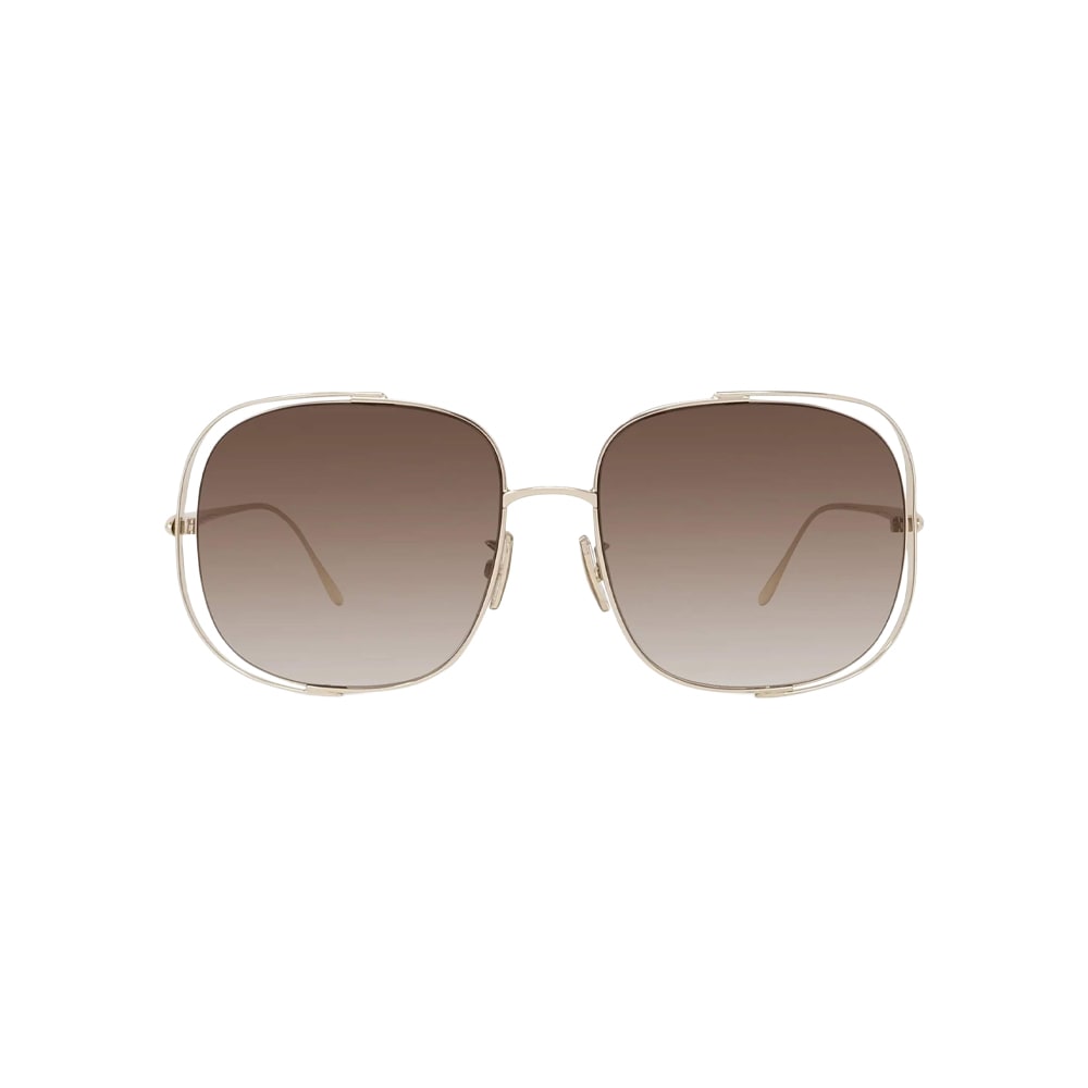 Loewe LW40148U sunglasses in gold, front view