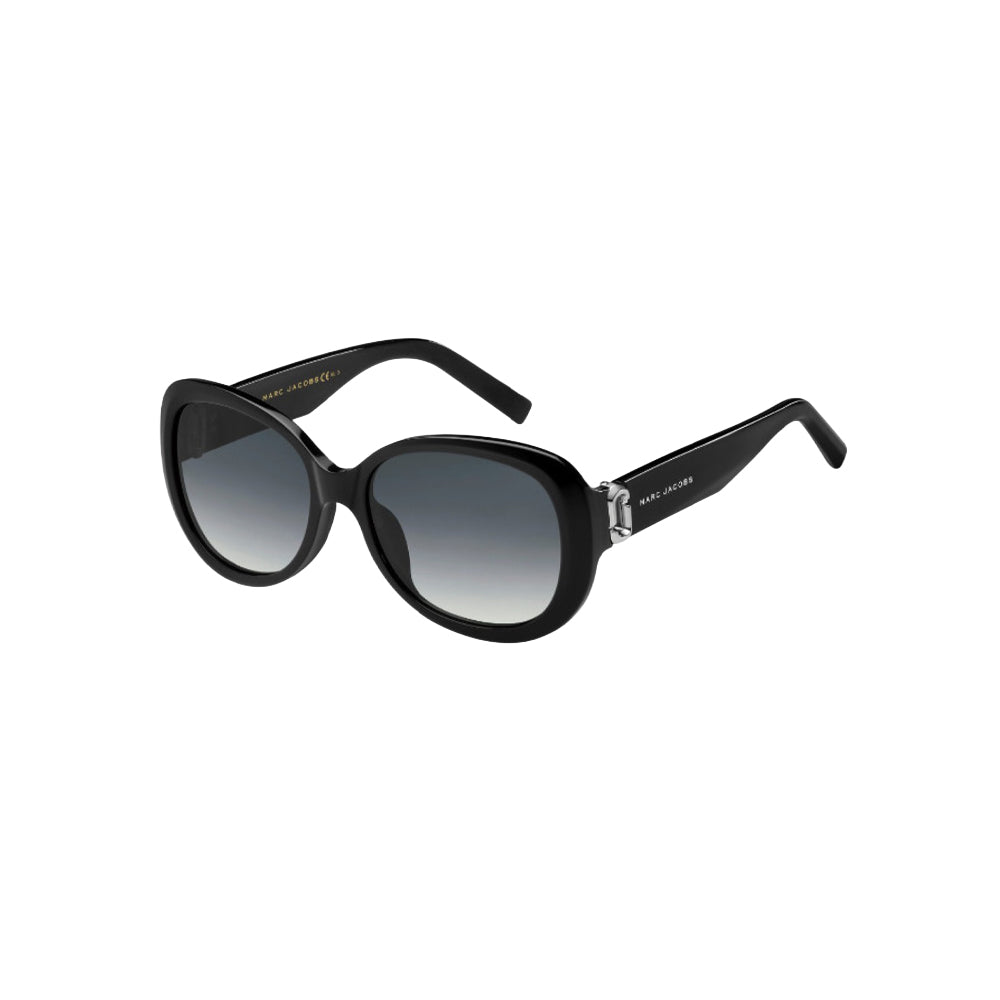 Marc Jacobs MJ 111/S sunglasses in black, 45° view