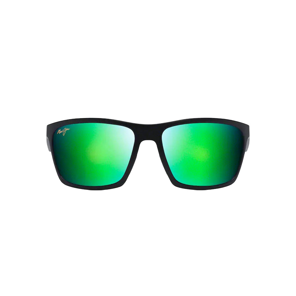 Maui Jim MJ-804-2M sunglasses in black, front view