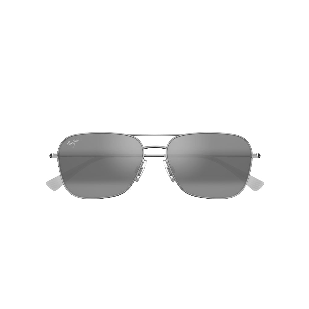 Maui Jim MJ0675S sunglasses in silver, front view