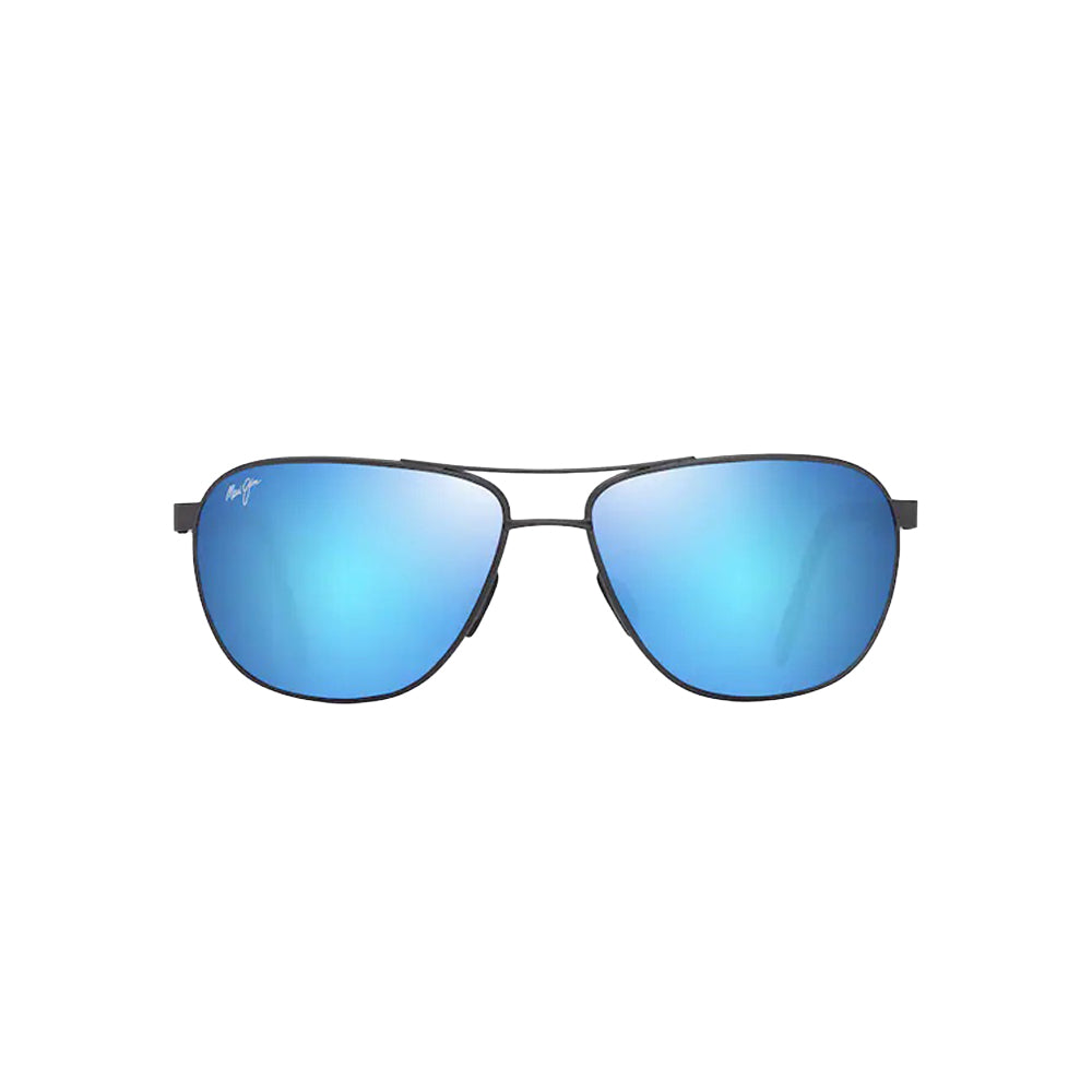 Maui Jim MJ0728S sunglasses in black, front view