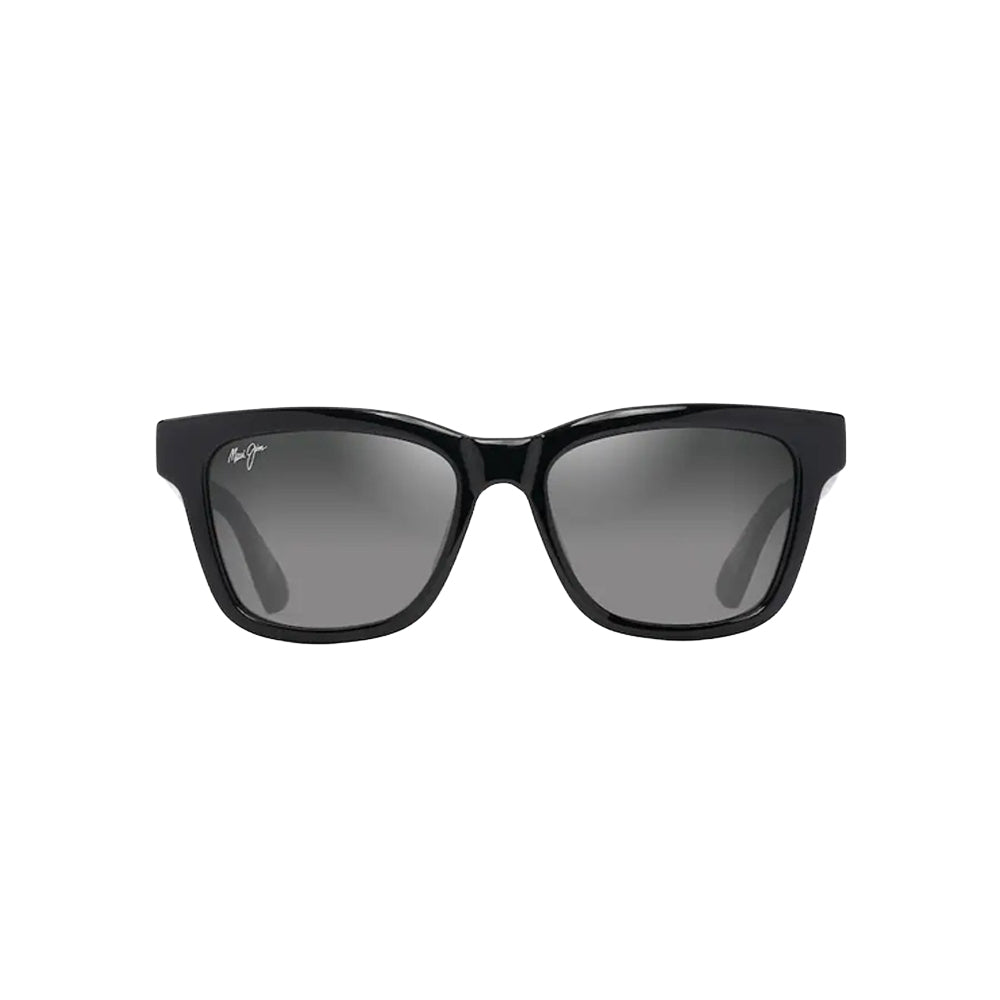 Maui Jim MJ644-14A sunglasses in black, front view