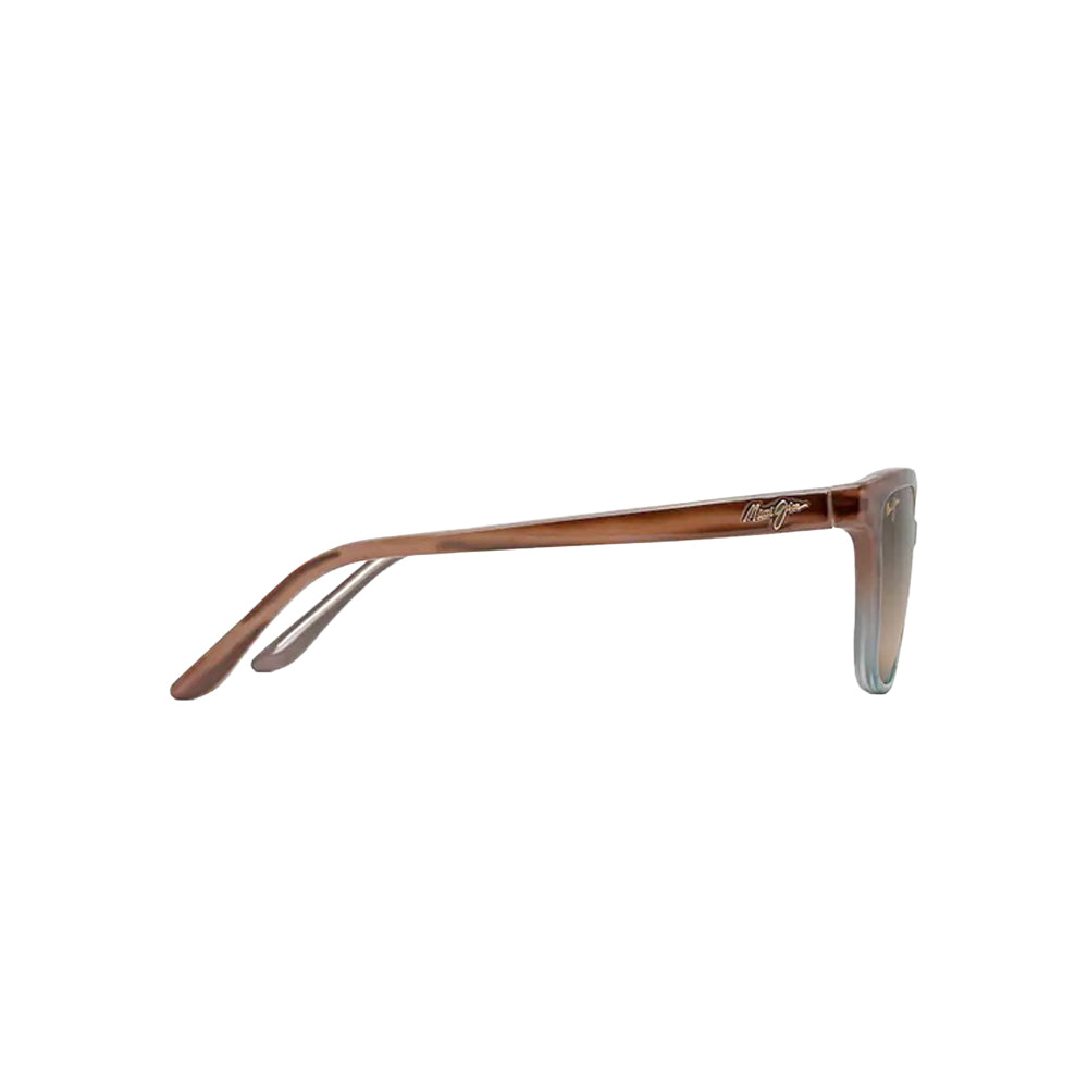 Maui Jim MJ758 sunglasses in havana, side view