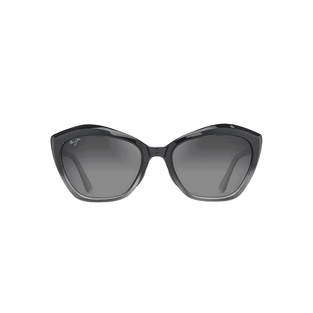 Maui Jim MJ827-02J sunglasses in black, front view