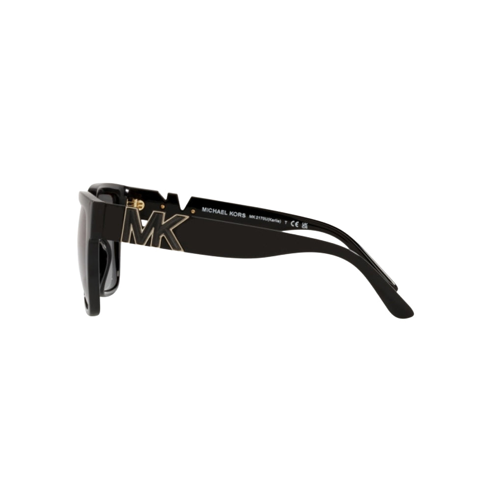 Michael Kors 0MK2170U Karlie sunglasses in black, side view