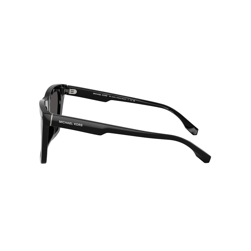 Michael Kors 0MK2225U Pebble beach sunglasses in black, side view