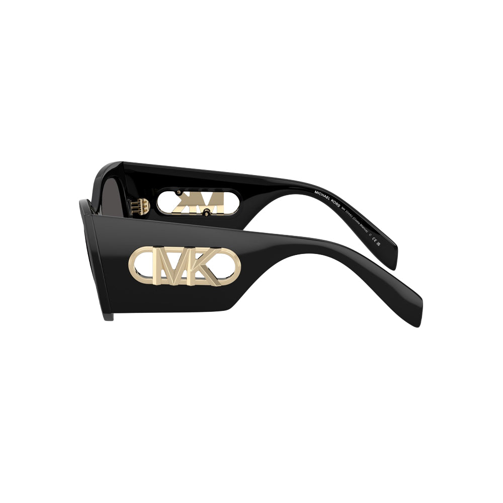 Michael Kors 0MK2244U sunglasses in black, side view