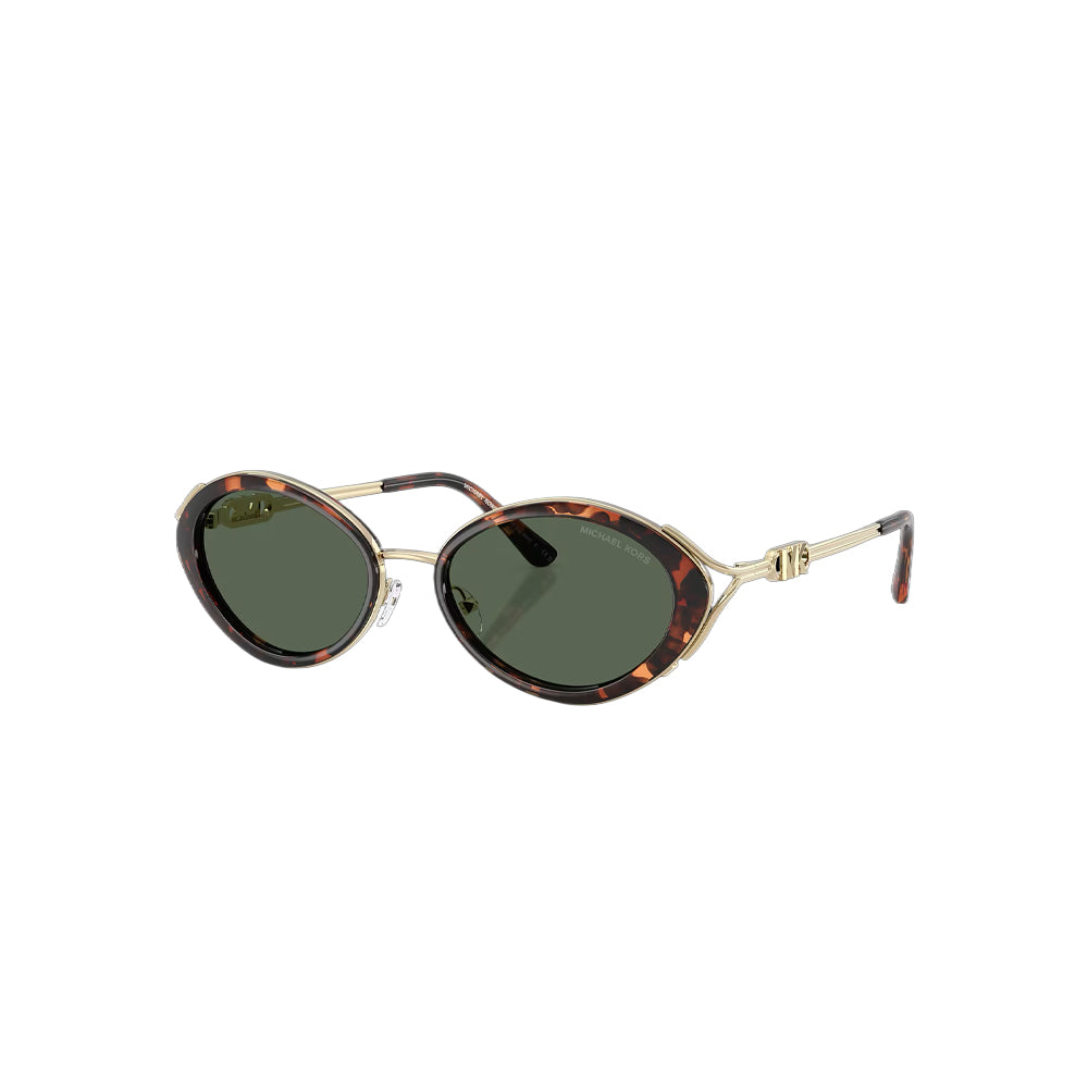 Michael Kors MK1179 sunglasses in gold, 45° view