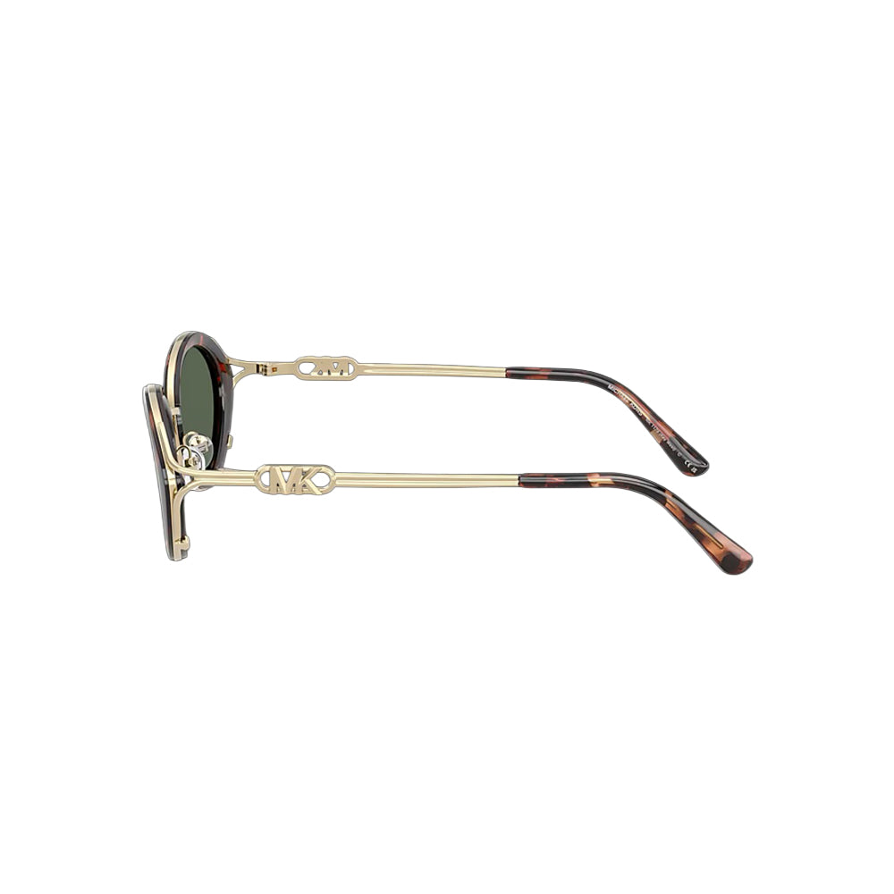 Michael Kors MK1179 sunglasses in gold, side view