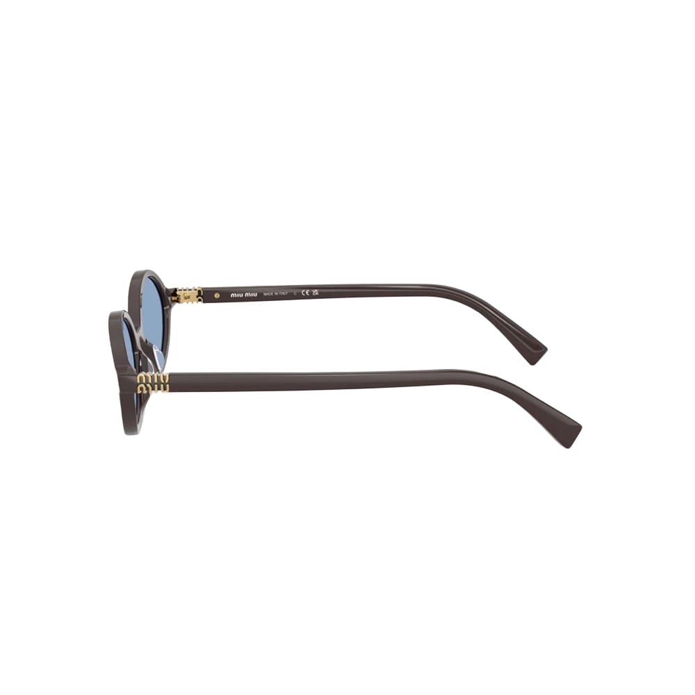 Miu Miu SMU 04Z sunglasses in grey, side view