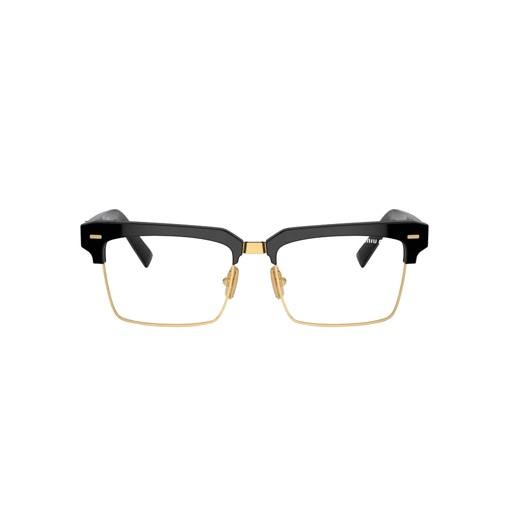 Miu Miu SMU 10Z glasses in black, front view