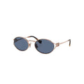 Miu Miu SMU 52Y sunglasses in gold, 45° view
