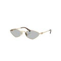 Miu Miu SMU 56Z sunglasses in gold, 45° view