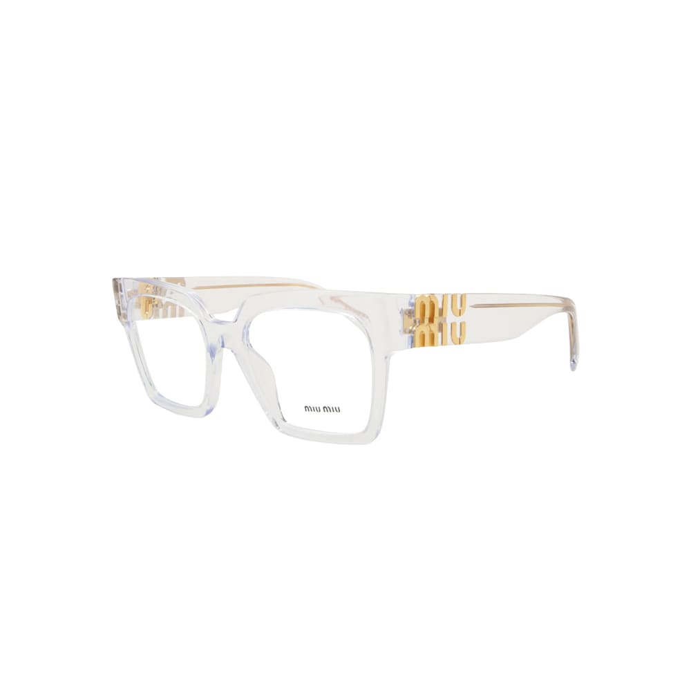 Miu Miu VMU040 glasses in grey, 45° view