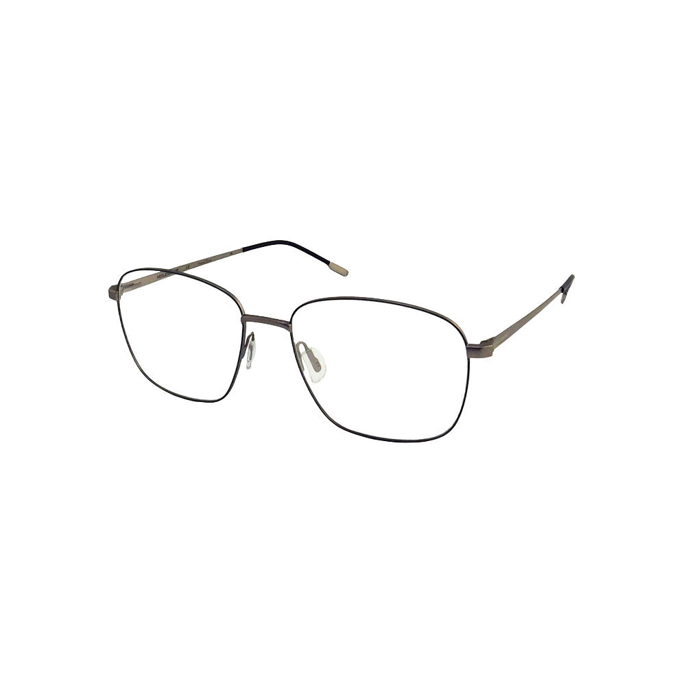 Moleskine MO2131 glasses in grey, 45° view
