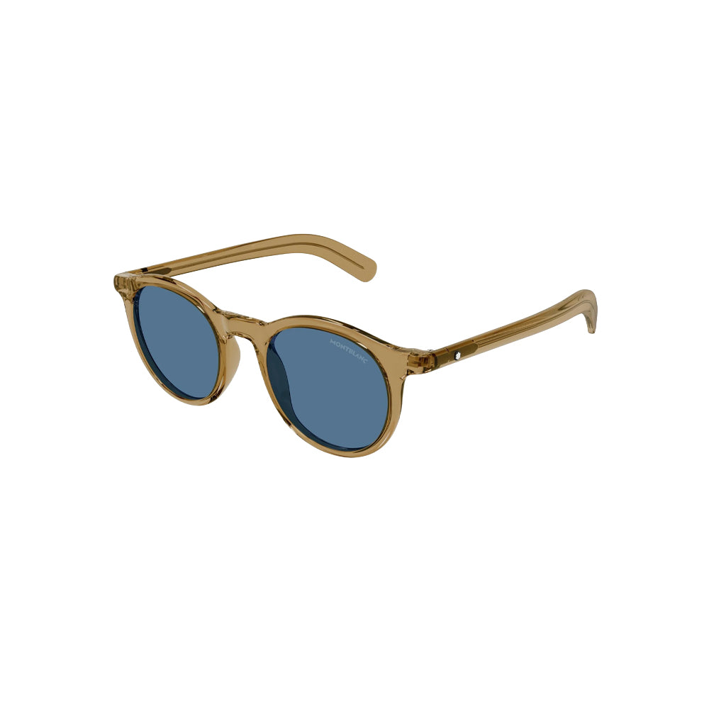 Montblanc MB0353S sunglasses in black, 45° view