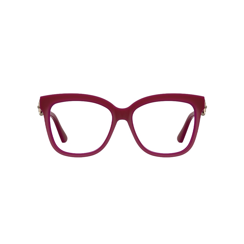 Moschino MOS609 glasses in red, front view