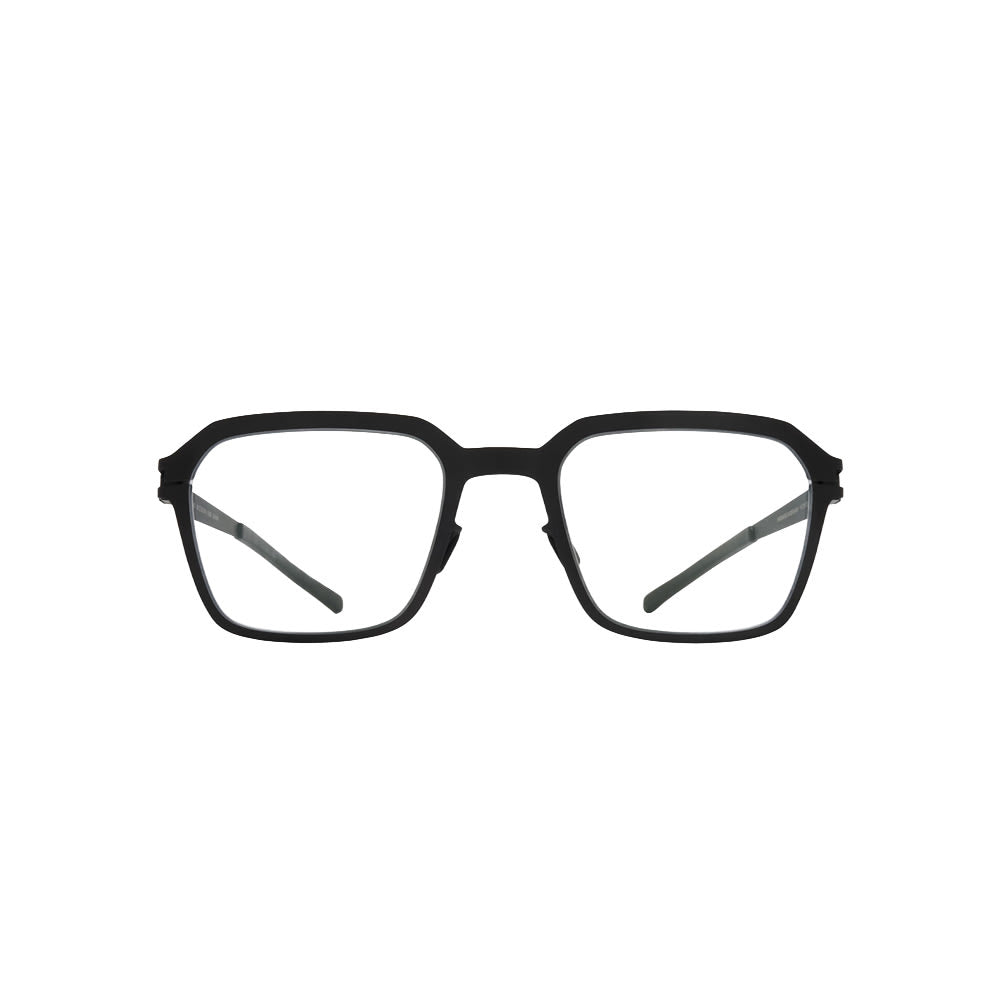 Mykita 002 glasses in black, front view