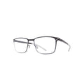 Mykita 465 glasses in black, 45° view