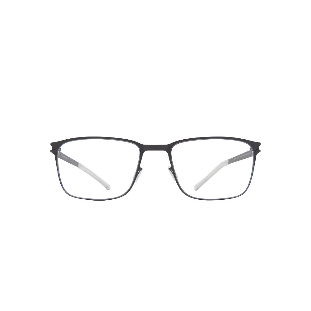 Mykita 465 glasses in black, front view