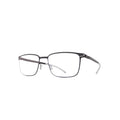 Mykita BUD 465 IDHUKS glasses in black, 45° view