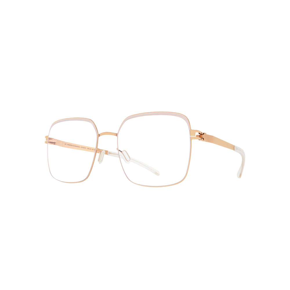 Mykita DECADES MERYL 283 glasses in gold, 45° view
