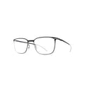 Mykita JARI 002 glasses in black, 45° view