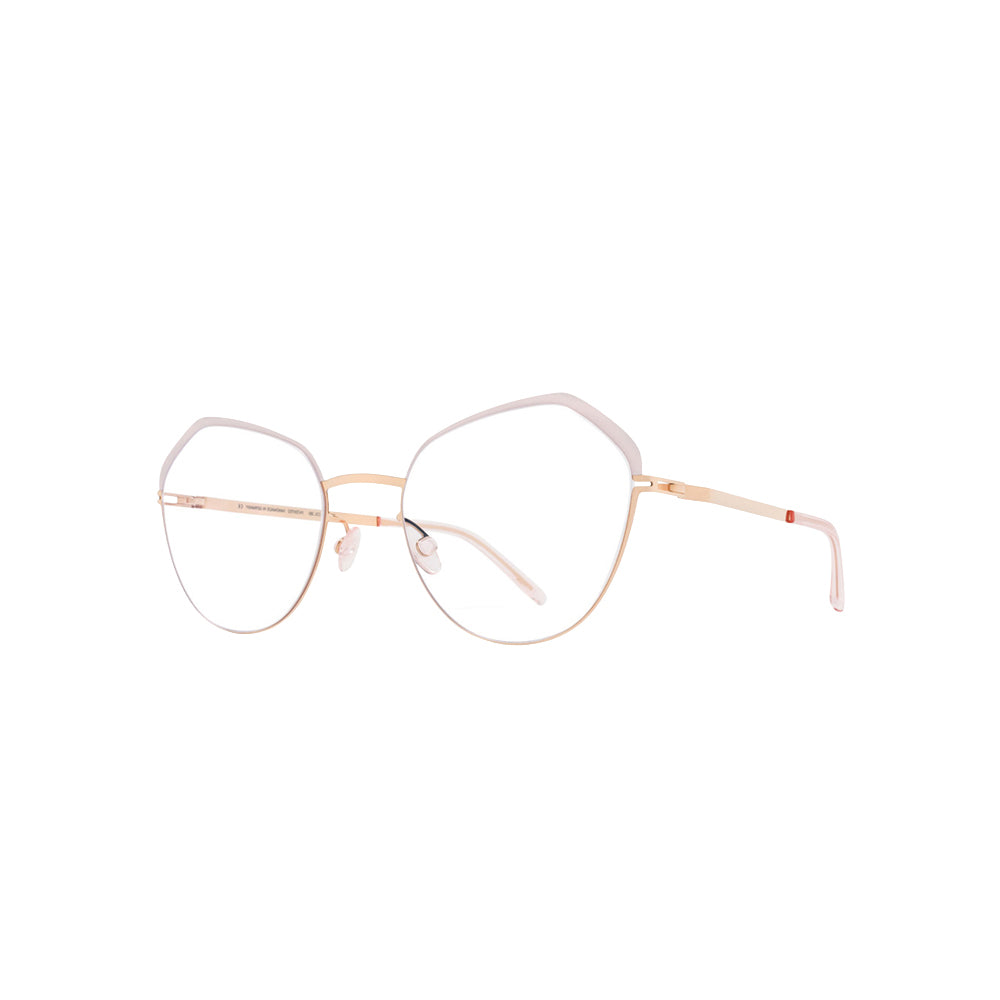 Mykita LITE BAMBI 283 glasses in gold, 45° view