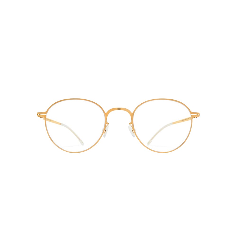 Mykita NO1 glasses in gold, front view