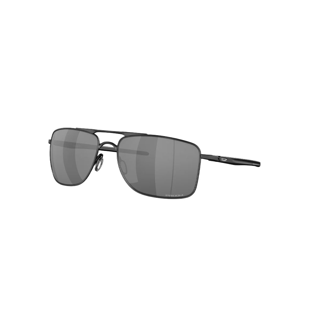 Oakley OO4124 sunglasses in black, 45° view