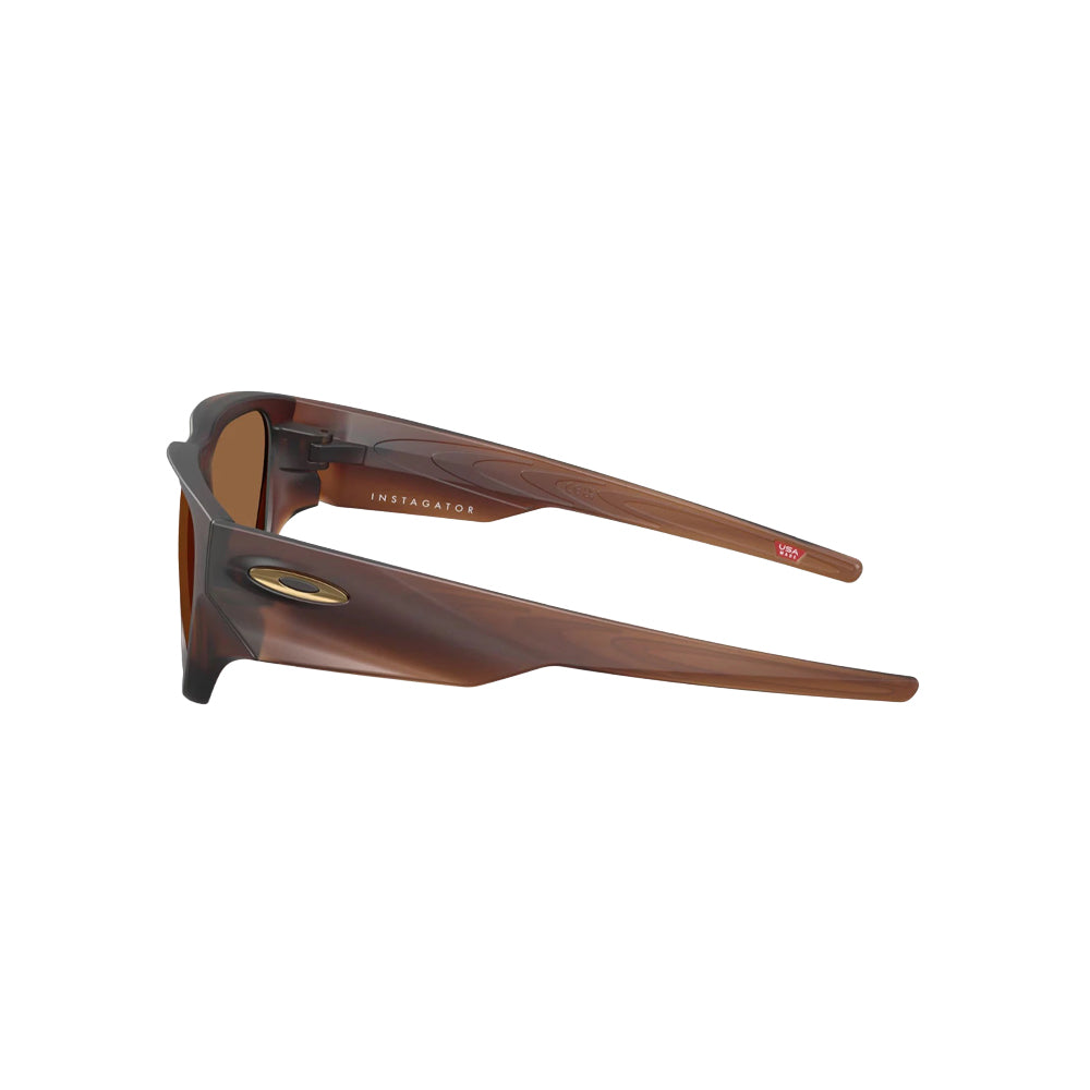 Oakley OO9514 sunglasses in brown, side view