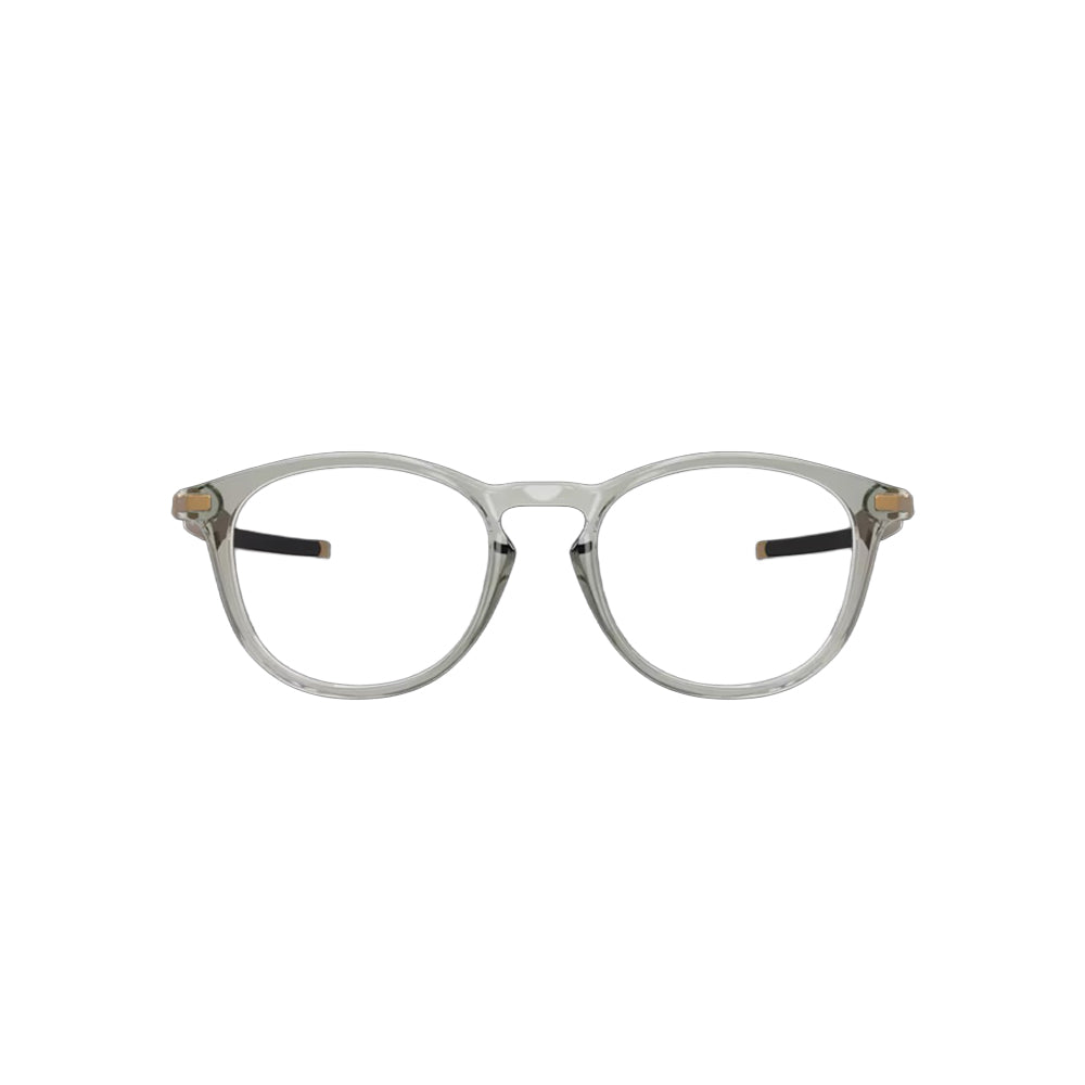 Oakley OX 8105 glasses in silver, front view